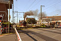 Ulmer Eisenbahnfreunde (UEF) locomotief 01 1066 te Leer (Ostfriesland).