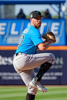 Daniel Castano pitching, March 26, 2023 (2).jpg