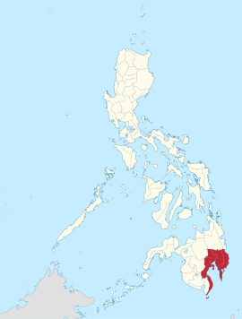 Davau na Mindanao (en) Coordenadas : 7°5'N, 125°35'E