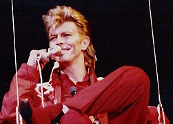 David Bowie on the Glass Spider Tour