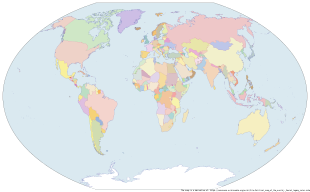 De facto map of control of the world, May 2019 De-facto-territory-control-map-of-the-world-borderless-14-05-2019.svg