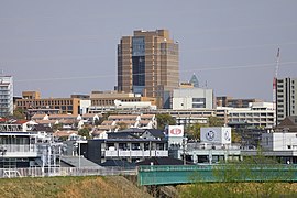 Distant View of the Buildings of Meijo University, Kanenote Shimada Tempaku-cho Tempaku Ward Nagoya 2021.jpg
