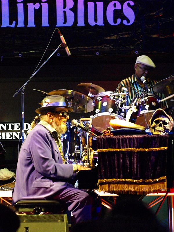 Dr. John at the Liri Blues Festival, Italy, July 2010