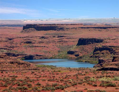 Drumheller Channels, part of the Channeled Scablands formed by the Missoula Floods