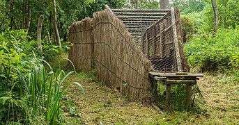 End of a pipe-formed duck trap, Eendenkooi De Grote Otterskooi