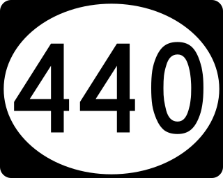 <span class="mw-page-title-main">New Jersey Route 440</span> State highway in Hudson and Middlesex counties in New Jersey, United States