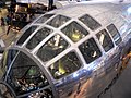 A Cockpit view of the Enola Gay at the Steven F. Udvar-Hazy Center.