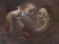 『母子像』（1890年頃）ブダペスト西洋美術館