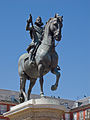 Monument a Felip II d'Aragó a la Plaça Major de Madrid, 1616.