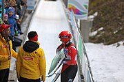 Deutsch: 2. und finaler Lauf der Juniorinnen bei den 33. FIL Juniorenweltmeisterschaften 2018 in Altenberg/Erzgebirge am 1. Februar 2018 (Namen der Abgebildeten in den Kategorien) English: 2nd and final run female juniors at the 2018 33th FIL Junior World Championships at Februar 1st alt Altenberg, Germany (names in categories)