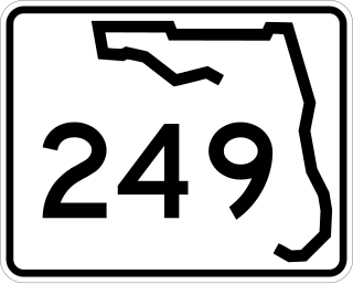 <span class="mw-page-title-main">Florida State Road 249</span> State highway in Florida, United States