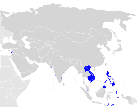 Influencia latina en Asia y el Pacífico