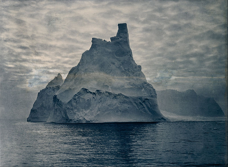 File:Frank Hurley - No title (A turreted berg) - Google Art Project.jpg