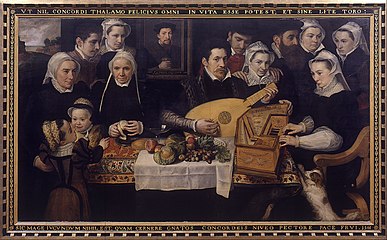 Πορτρέτο μιας οικογένειας. Κρατικό Μουσείο Wuyts-Van Campen en Baron Caroly, Λίερ, Βέλγιο