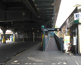 Fresh Pond Rd BMT station ramp jeh.JPG