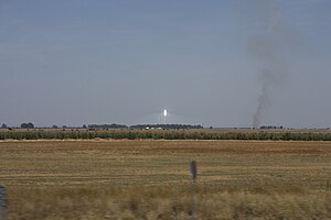 Vista de la autopista de Fuentes de Andalucía a Cordoba