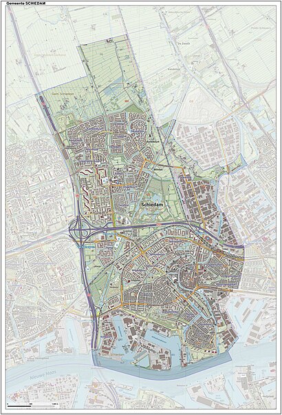 How to get to Schiedam with public transit - About the place