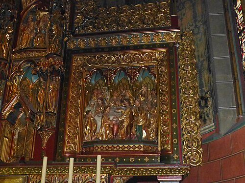 Main altar - Relief Marriage at Cana