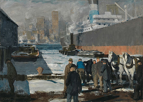 George Bellows: Men of the Docks (1912)