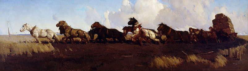 George W Lambert - Across the black soil plains - Google Art Project.jpg