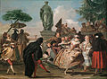 «Танцюють менует», 1756 р., Національний музей мистецтва Каталонії, Барселона
