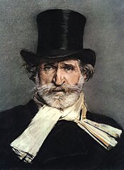 Giuseppe Verdi, one of the most popular and acclaimed opera composers. Giuseppe Verdi by Giovanni Boldini.jpg