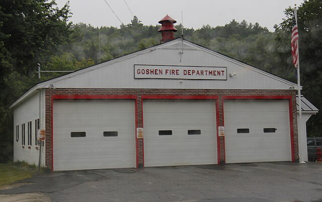 Fire station in Goshen