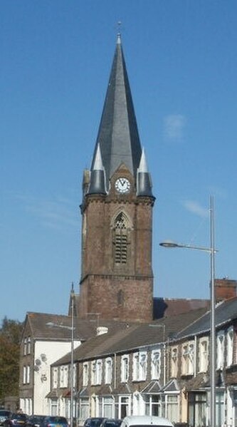 Image: Grade II listed Christ Church, Ebbw Vale   geograph.org.uk   2625486 (cropped)