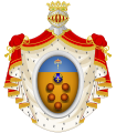 Great coat of arms of Medici of Ottajano