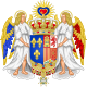 Escudo de Afonso de Borbón e Dampierre