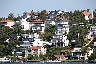 Höglandet från Mälaren.