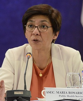 <span class="mw-page-title-main">Maria Rosario Vergeire</span> Undersecretary of Department of Health of the Philippines