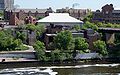 Heating plant along the Mississippi River