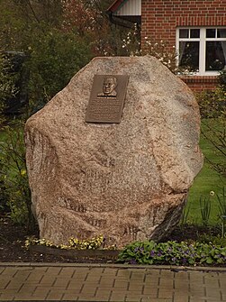 Memorial stone for Heinrich Behnken