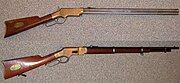 The Henry rifle and Winchester rifle