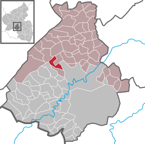 Poziția Hettenrodt pe harta districtului Birkenfeld