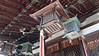 豊国神社の吊り灯籠（滋賀県長浜市）。