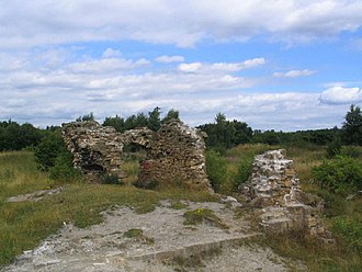 The ruins of Howley Hall (2005) Howley Hall - geograph.org.uk - 31041.jpg