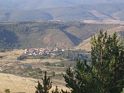 Vista del pueblo desde El Cuento