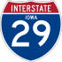 Interstate 29 Markierung