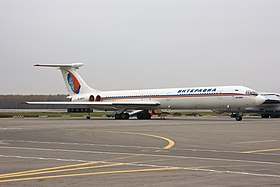 Iliouchine Il-62M de la compagnie Interavia Airlines en 2008.