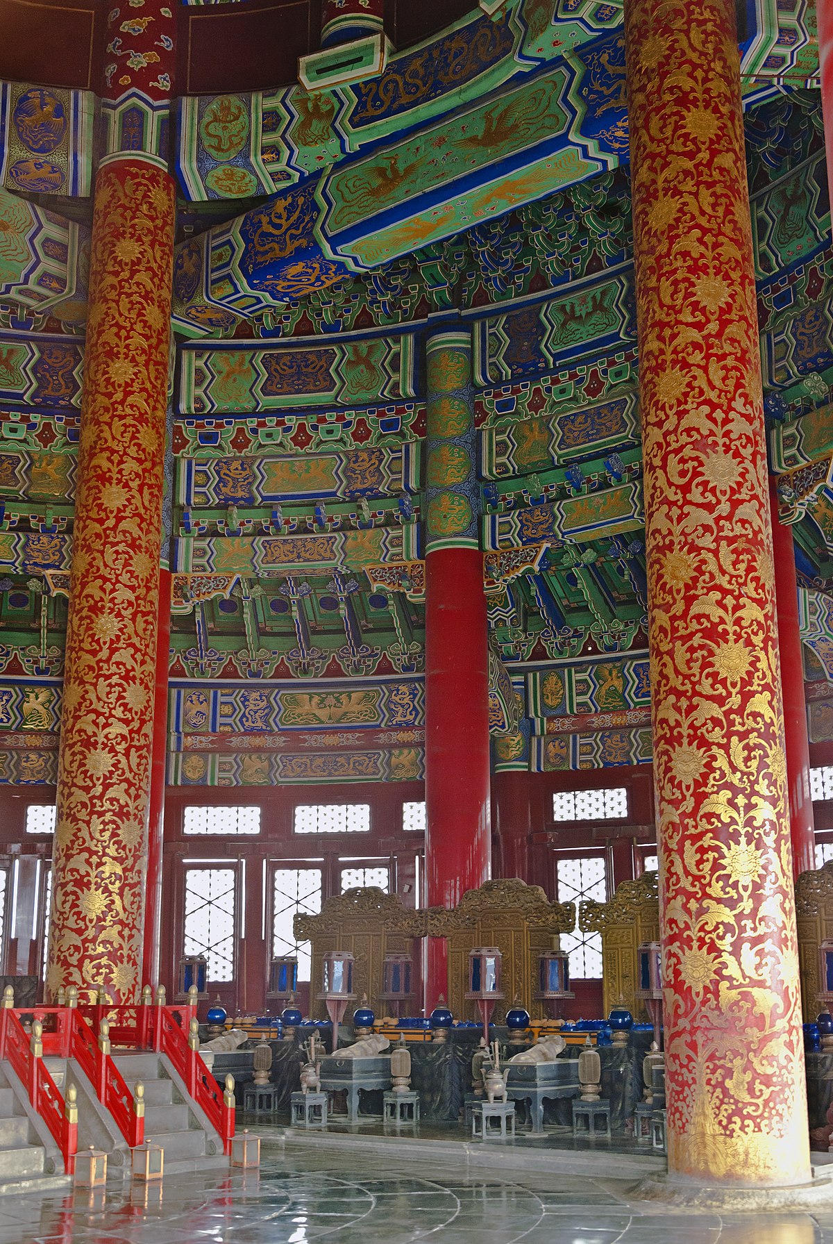 temple of heaven beijing interior