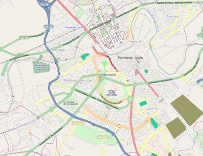 Kokapen mapa/Iruñea erdigunea