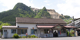 Itaga Station railway station in Kanuma, Tochigi prefecture, Japan