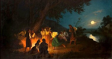 Night on the eve of Ivan Kupala, 1880s, Lviv National Art Gallery