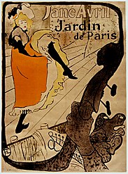 Jane Avril poster (Toulouse Lautrec)