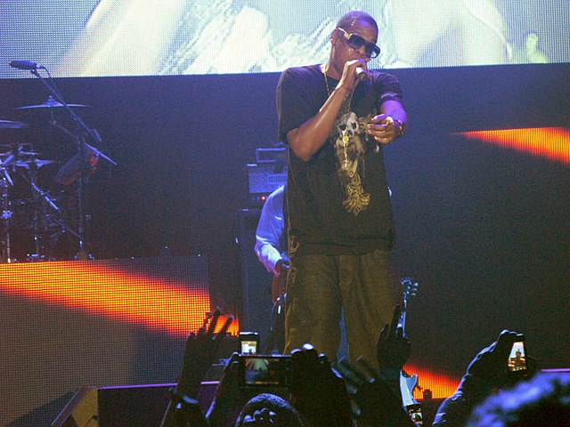 Jay-Z performing in 2008