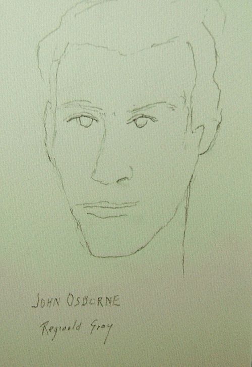 Osborne by Irish artist Reginald Gray, London (1957)