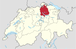 Canton Zurigo – Localizzazione