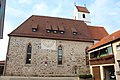 Kirche Mariä Himmelfahrt: Südseite mit Sonnenuhr